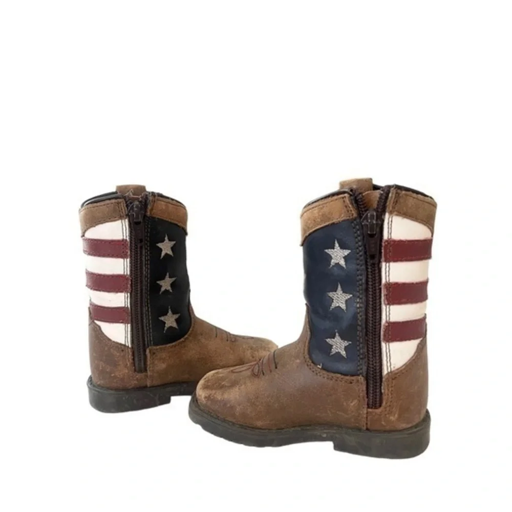 Cody‎ James Toddler’s Stars and Stripes Flag Western Boots